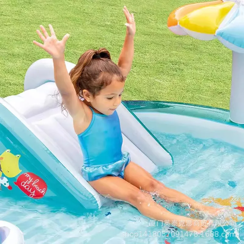 Toboggan Aquatique Gonflable Crocodile Piscine