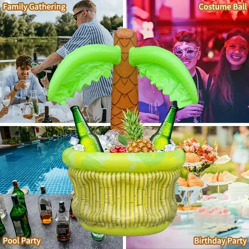 Accessoire Gonflable Glacière Palmier Tropical