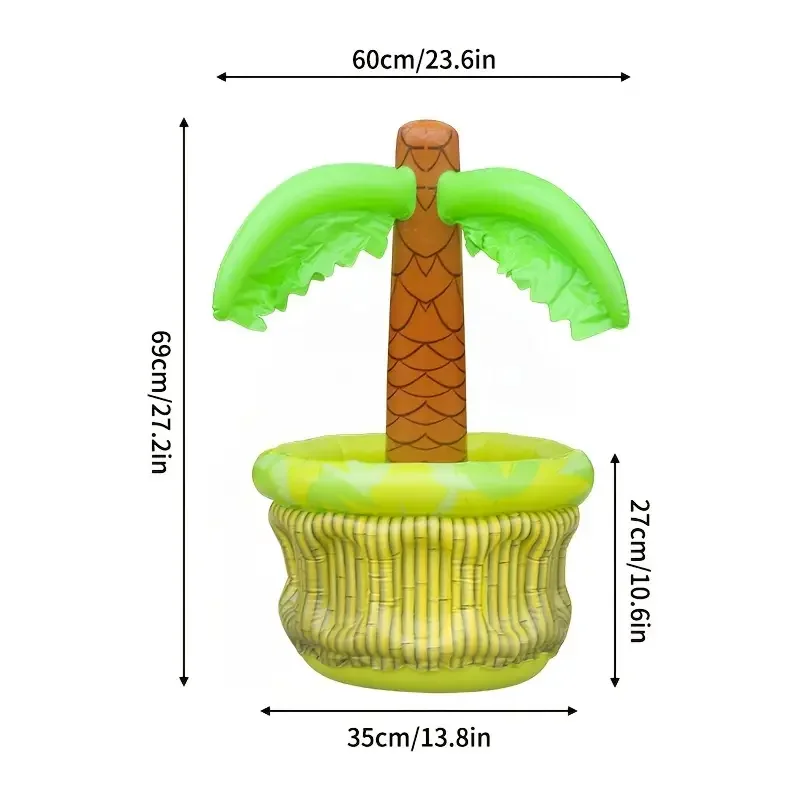 Accessoire Gonflable Glacière Palmier Tropical