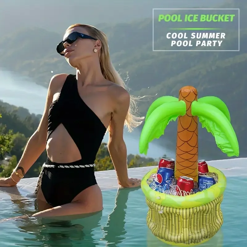 Accessoire Gonflable Glacière Palmier Tropical