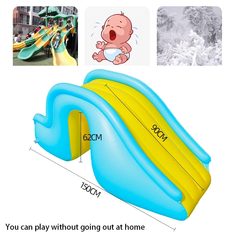Toboggan Aquatique Gonflable Piscine Hors-Sol