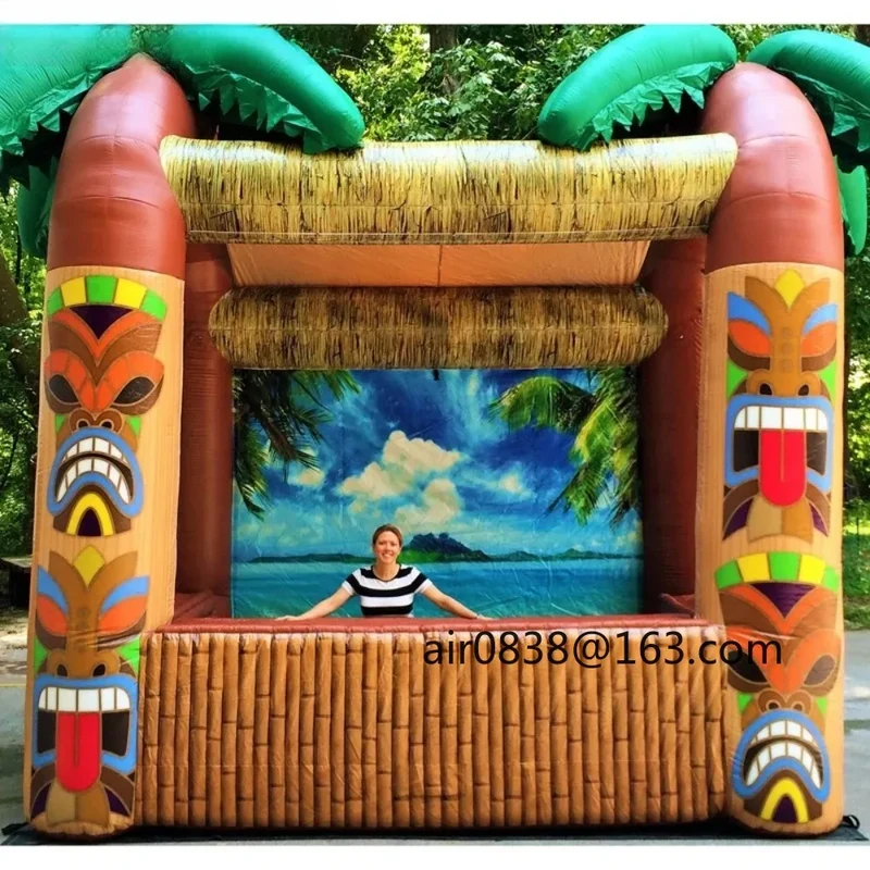Bar Gonflable Tiki Palmier Extérieur