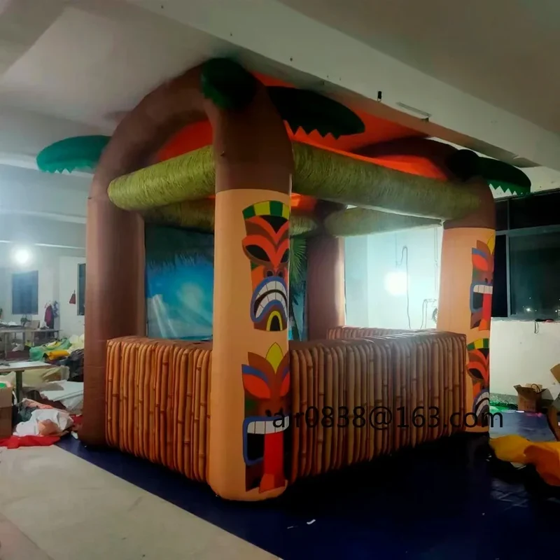 Bar Gonflable Tiki Palmier Extérieur