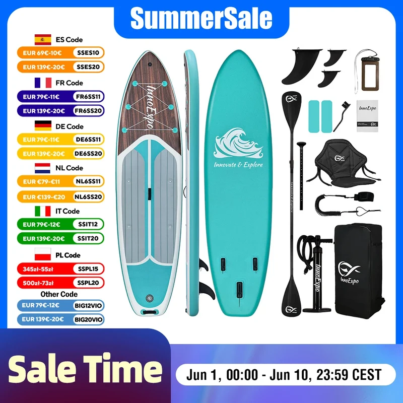 Stand Up Paddle Gonflable Antidérapant Adulte
