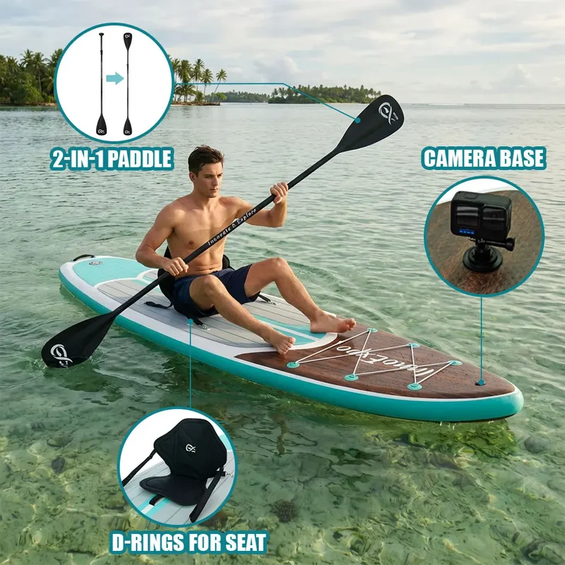 Stand Up Paddle Gonflable Antidérapant Adulte