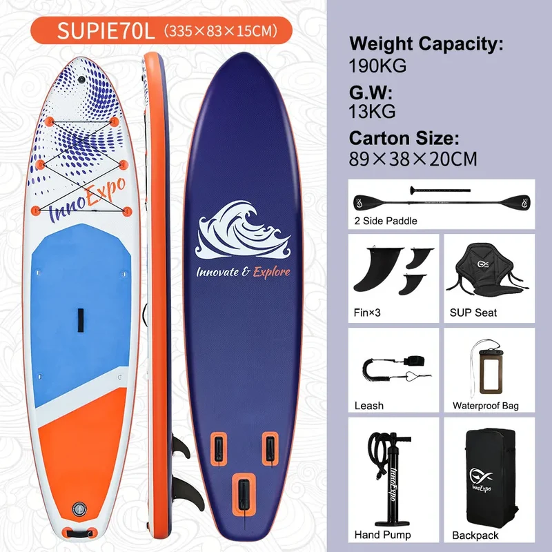 Stand Up Paddle Gonflable Antidérapant Adulte