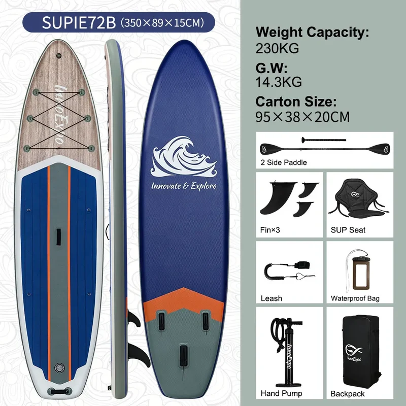 Stand Up Paddle Gonflable Antidérapant Adulte