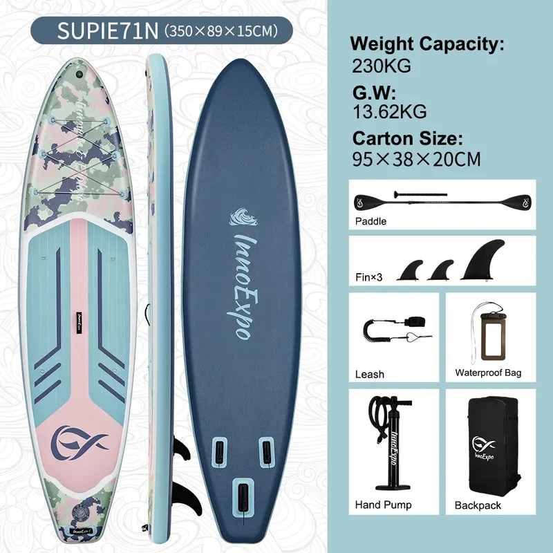 Stand Up Paddle Gonflable Antidérapant Adulte
