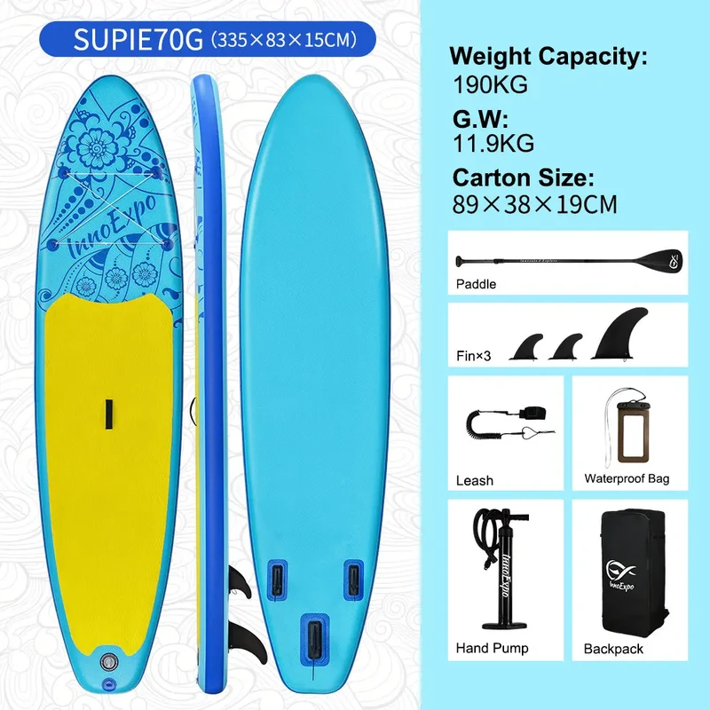 Stand Up Paddle Gonflable Antidérapant Adulte