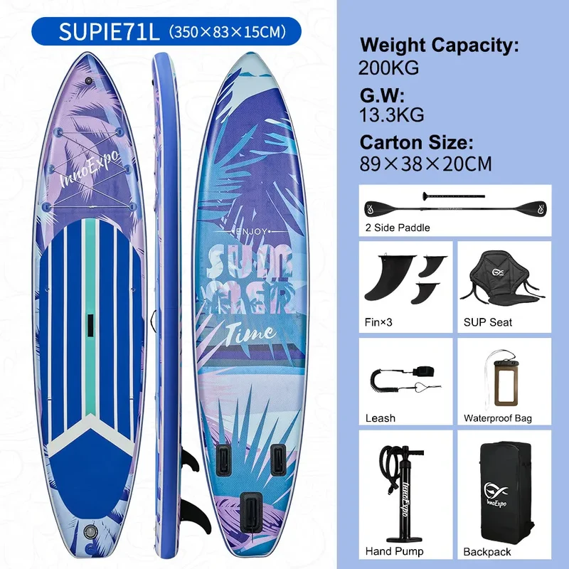 Stand Up Paddle Gonflable Antidérapant Adulte