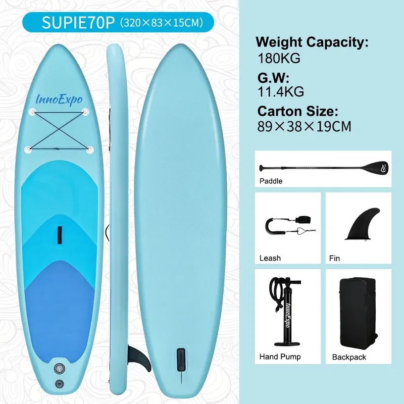 Stand Up Paddle Gonflable Antidérapant Adulte