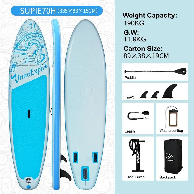 Stand Up Paddle Gonflable Antidérapant Adulte