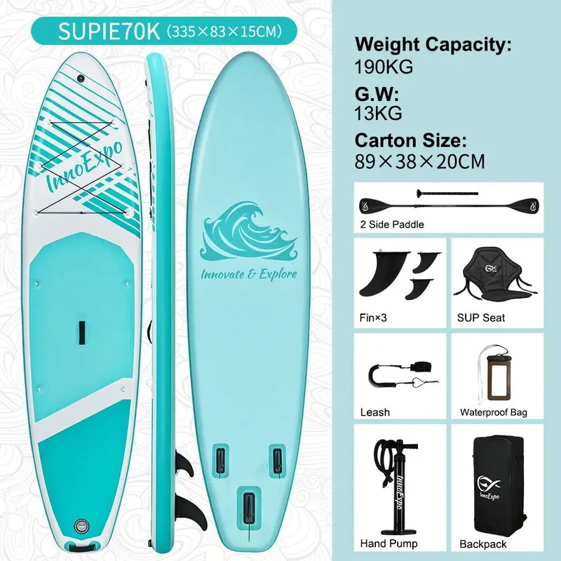 Stand Up Paddle Gonflable Antidérapant Adulte