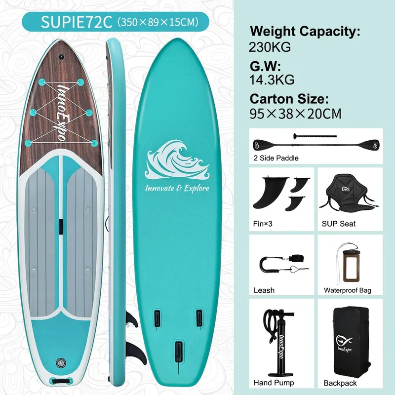 Stand Up Paddle Gonflable Antidérapant Adulte