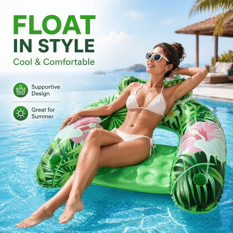 Canapé Gonflable Chaise Porte-Boissons