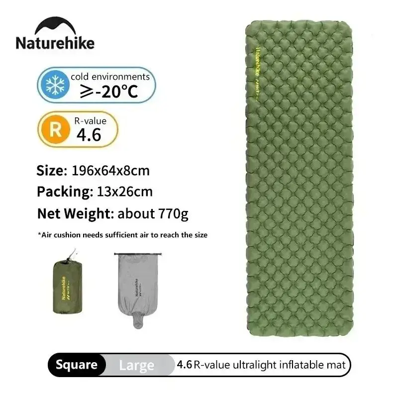 Matelas de Camping Gonflable Ultraléger Compact
