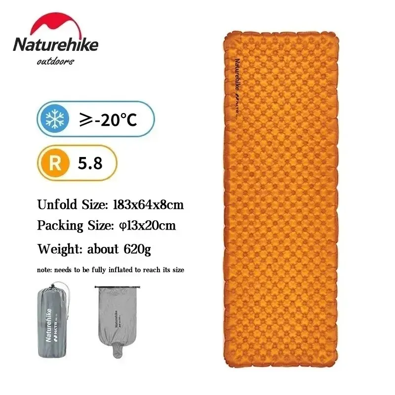 Matelas de Camping Gonflable Ultraléger Compact