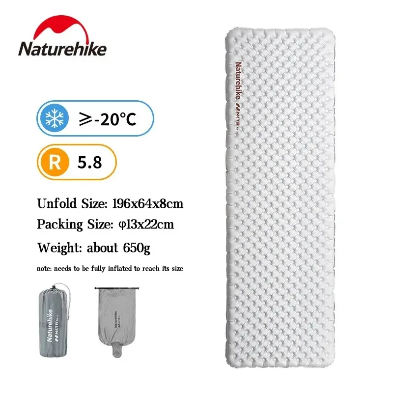 Matelas de Camping Gonflable Ultraléger Compact