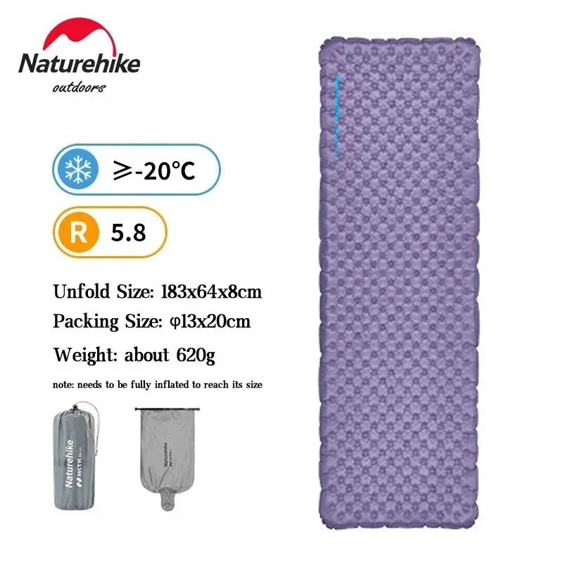 Matelas de Camping Gonflable Ultraléger Compact