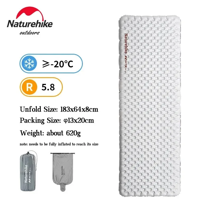 Matelas de Camping Gonflable Ultraléger Compact
