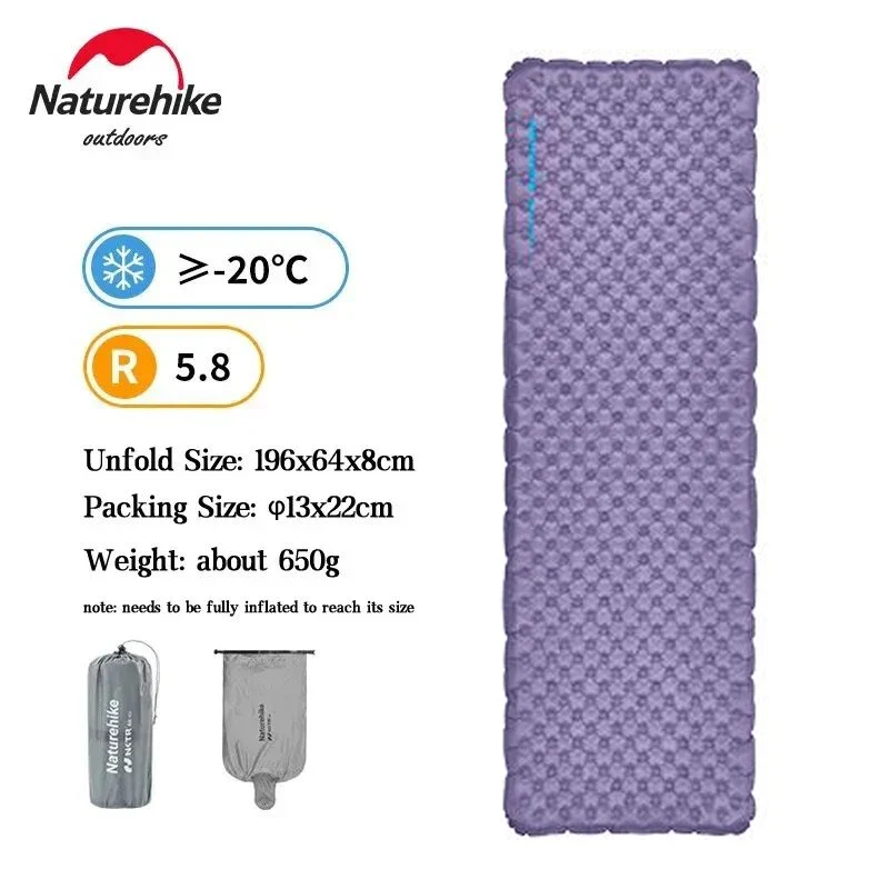 Matelas de Camping Gonflable Ultraléger Compact