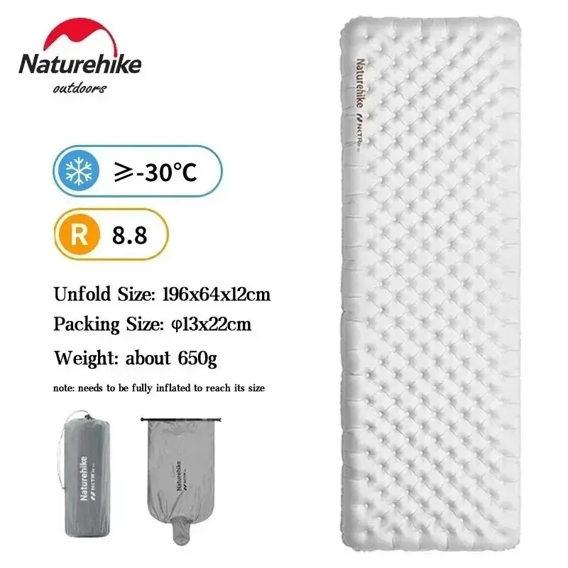 Matelas de Camping Gonflable Ultraléger Compact