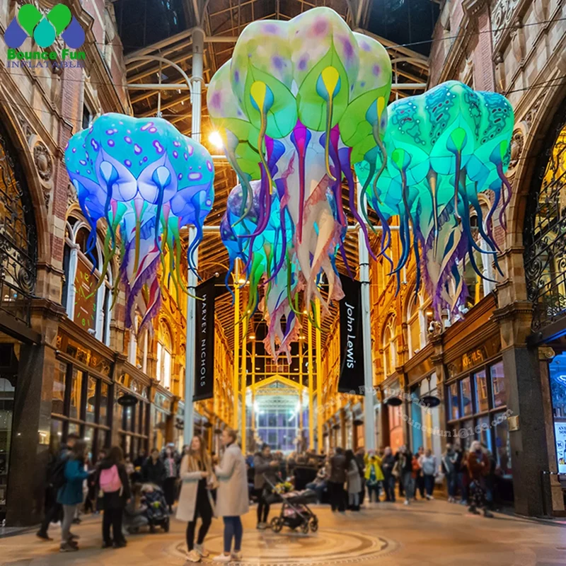 Décoration Gonflable Méduse Lumineuse