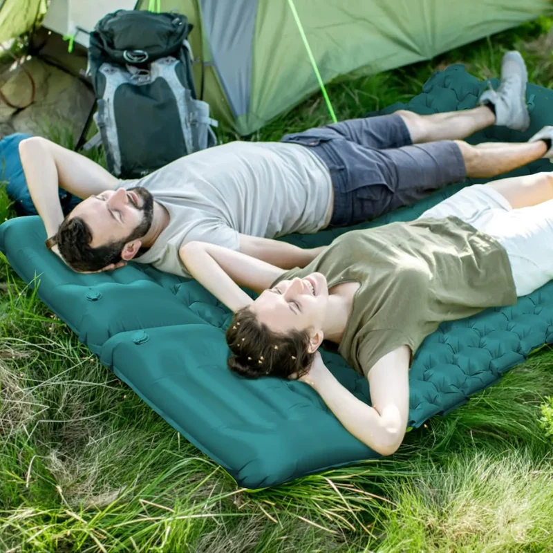 Matelas de Camping Gonflable Duo Pompe