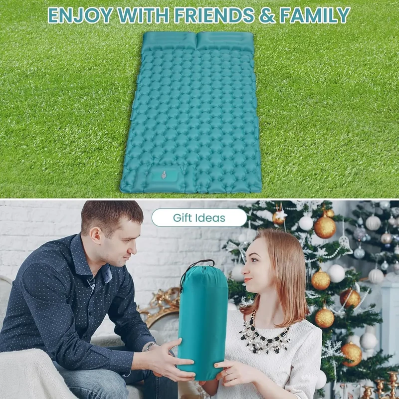Matelas de Camping Gonflable Duo Pompe