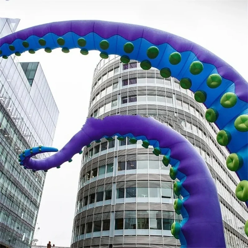 Décoration Gonflable Tentacule Poulpe Violet