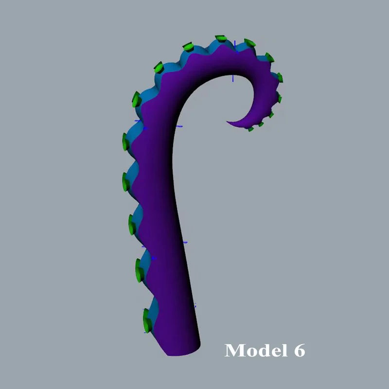 Décoration Gonflable Tentacule Poulpe Violet