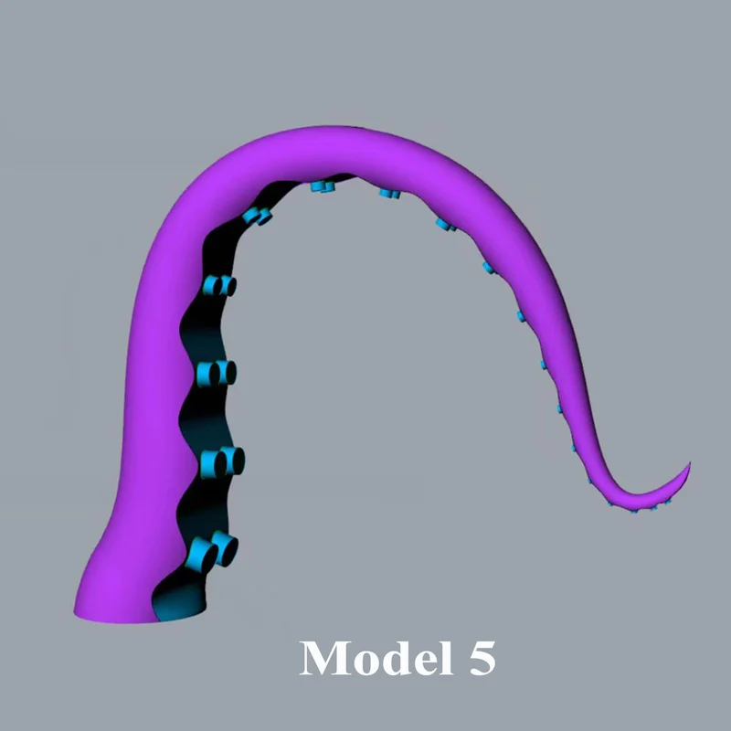 Décoration Gonflable Tentacule Poulpe Violet