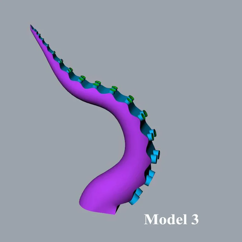 Décoration Gonflable Tentacule Poulpe Violet
