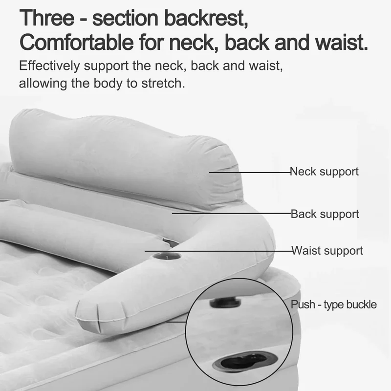 Matelas de Camping Gonflable 2 Personnes