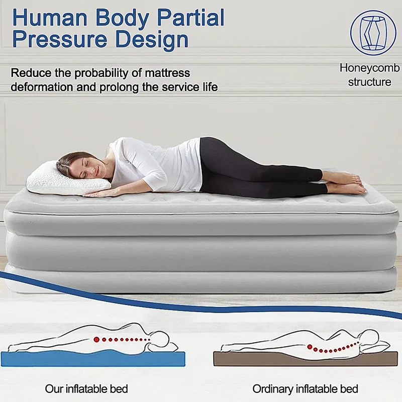 Matelas de Camping Gonflable 2 Personnes