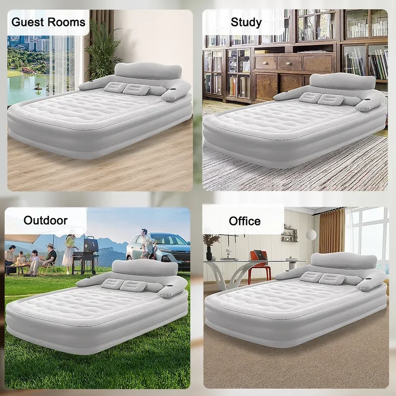 Matelas de Camping Gonflable 2 Personnes