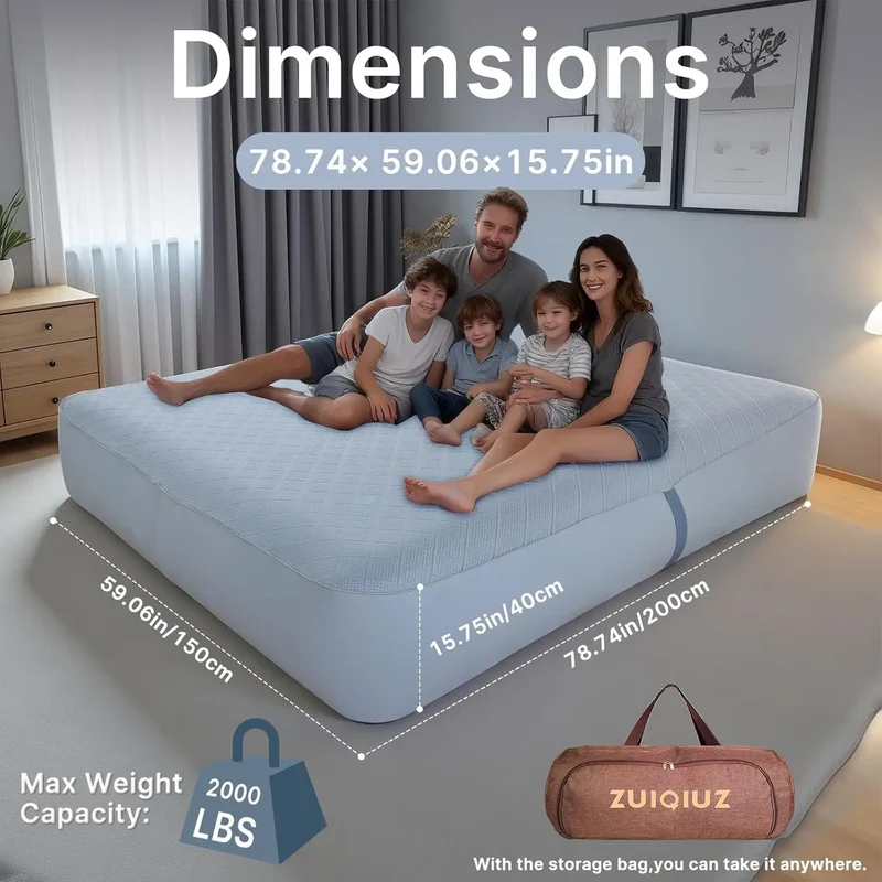 Matelas de Camping Gonflable TPU Trois Places