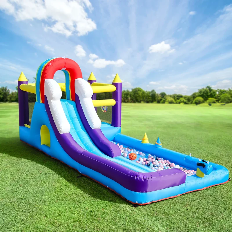 Toboggan Aquatique Gonflable Bassin Enfants