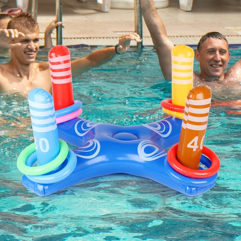 Accessoire Gonflable Jeu Anneaux Piscine