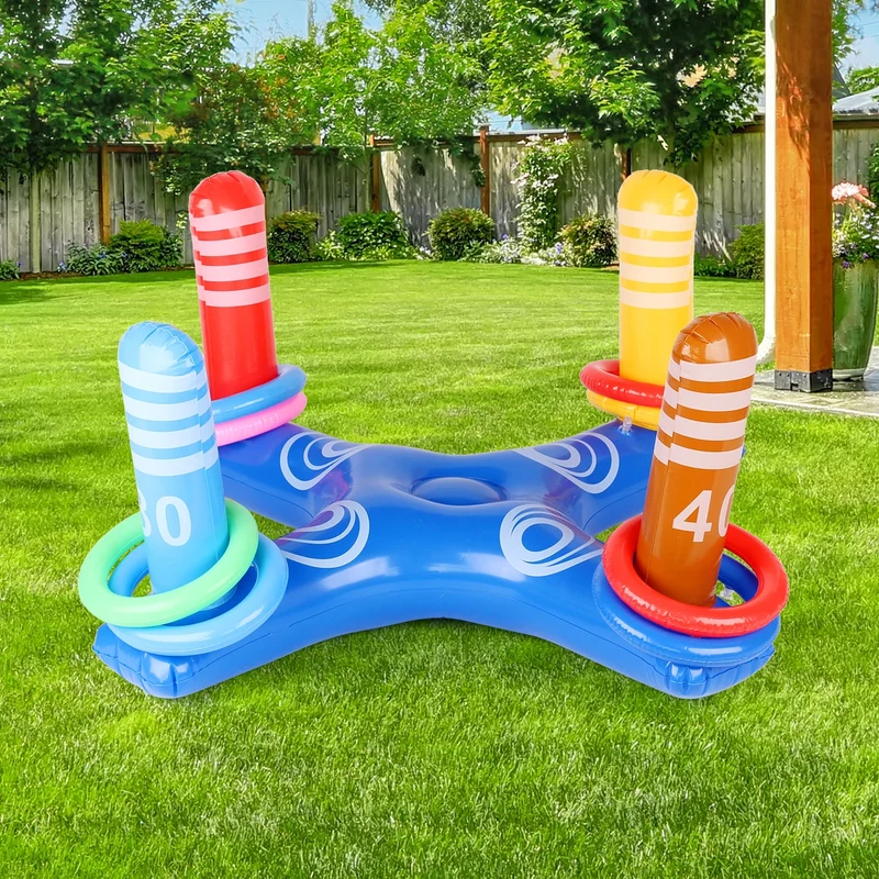 Accessoire Gonflable Jeu Anneaux Piscine