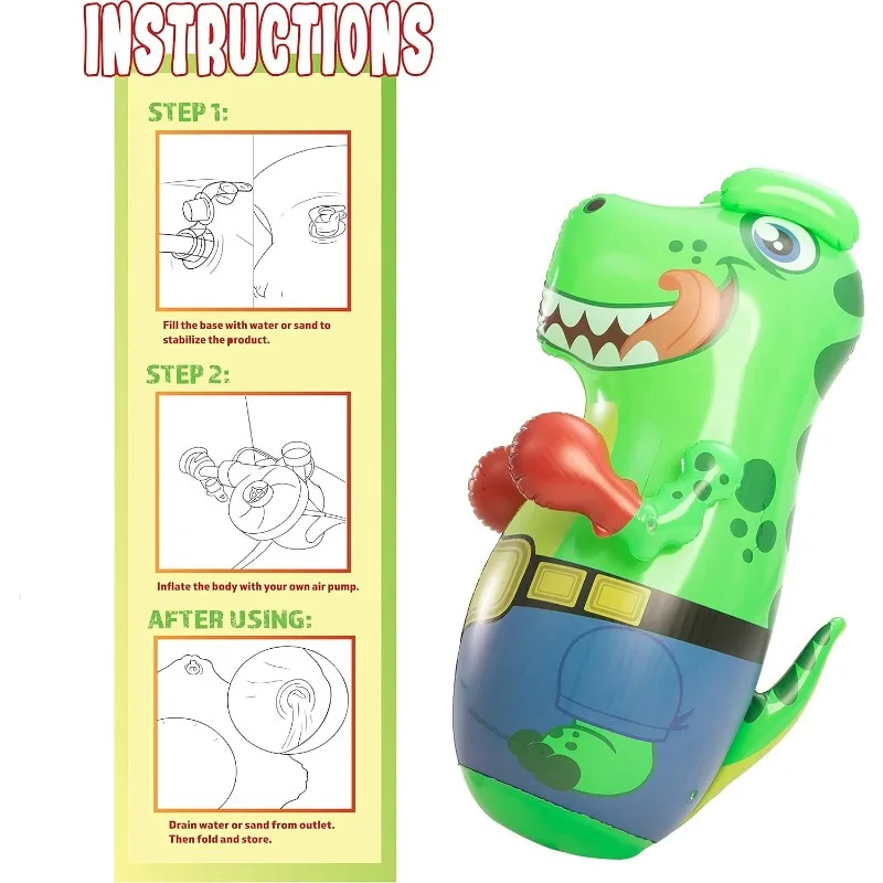 Accessoire Gonflable Sac de Frappe T-Rex