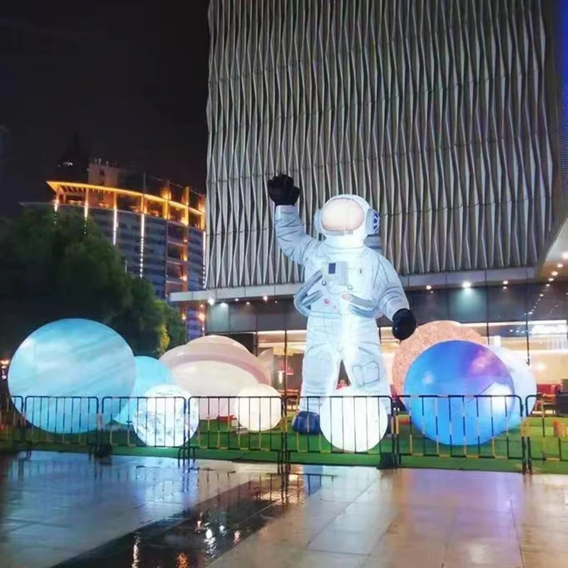Décoration Gonflable Astronaute LED Géant