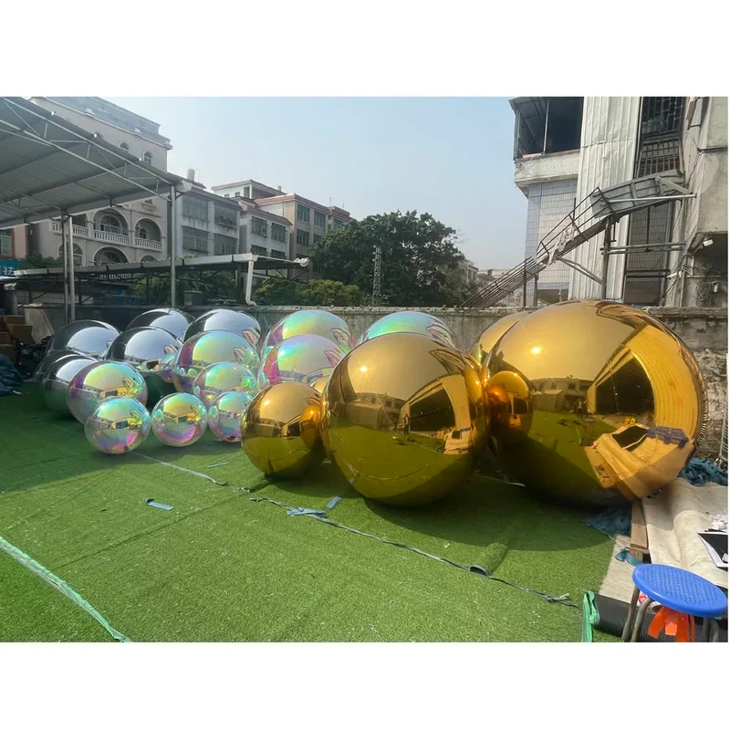 Décoration Gonflable Boule à Miroir