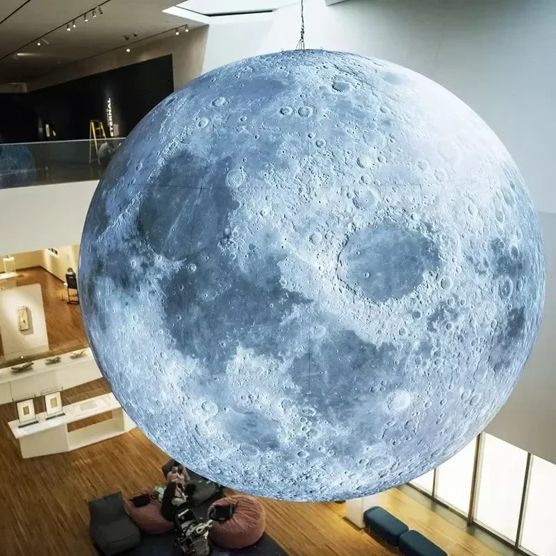 Décoration Gonflable Lune Géante LED