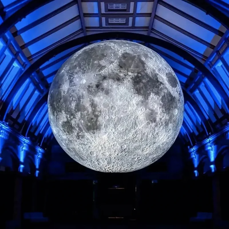 Décoration Gonflable Lune Géante LED