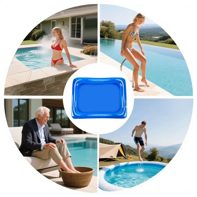 Accessoire Gonflable Bain de Pieds Portable