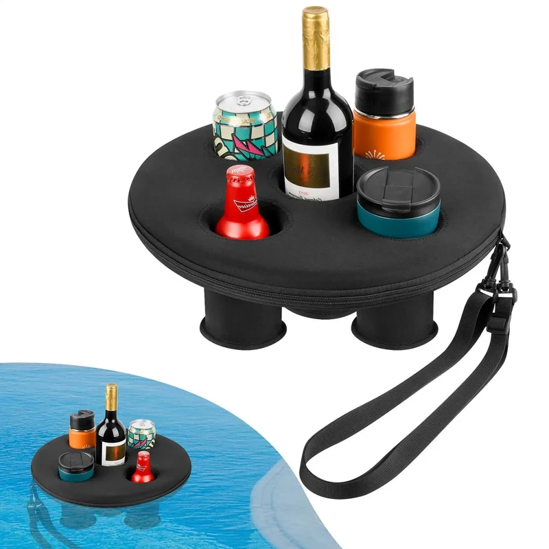 Porte-Gobelet Flottant Piscine Cinq Trous