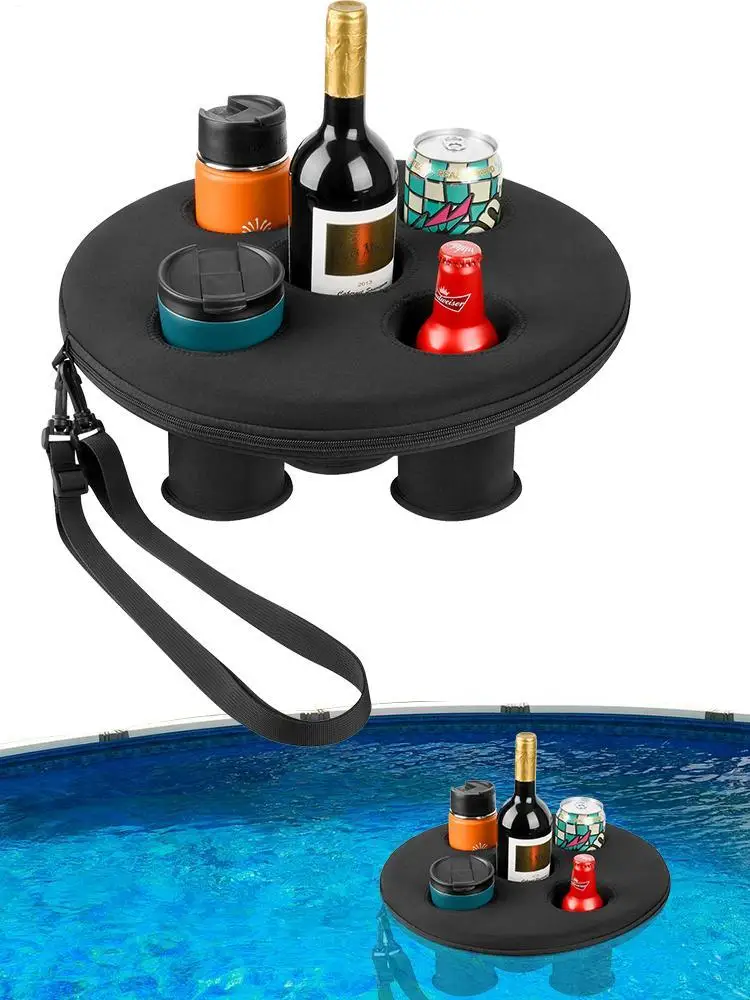 Porte-Gobelet Flottant Piscine Cinq Trous