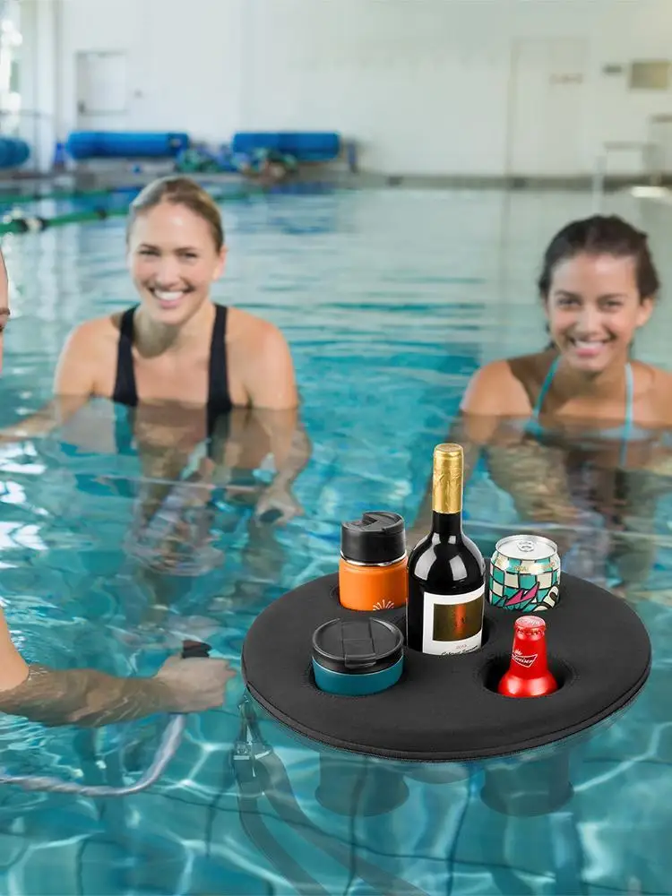 Porte-Gobelet Flottant Piscine Cinq Trous