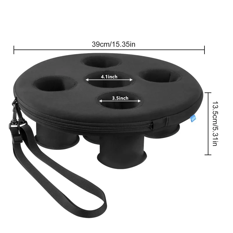 Porte-Gobelet Flottant Piscine Cinq Trous